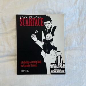 Stay at Home Scarface Adult Coloring Book